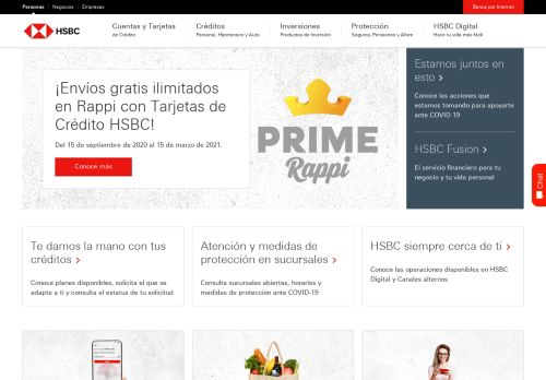 
                            11. HSBC México: HSBC Personas - Productos Y Servicios
