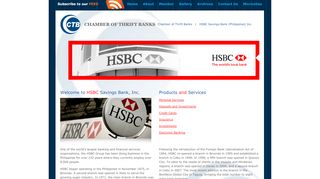 
                            11. HSBC Savings Bank (Philippines) Inc. | Chamber of Thrift ...