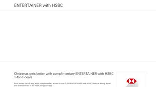 
                            6. HSBC Singapore | ENTERTAINER with HSBC