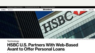 
                            11. HSBC U.S. Partners With Web-Based Avant to Offer Personal Loans ...