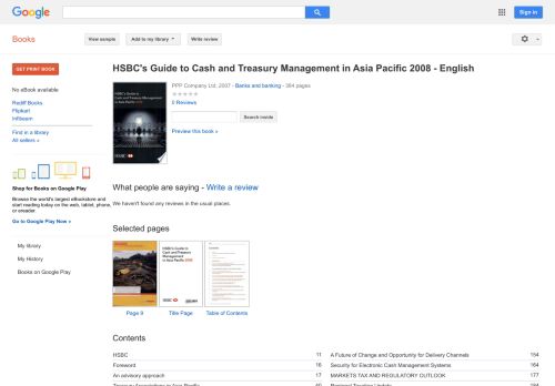 
                            11. HSBC's Guide to Cash and Treasury Management in Asia Pacific 2008 - ...