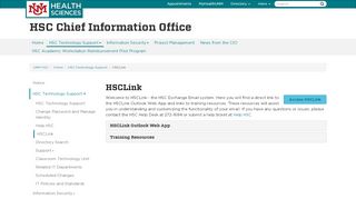 
                            6. HSCLink :: HSC Chief Information Office | The University of New Mexico