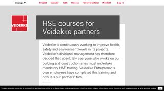 
                            1. HSE courses for Veidekke partners - Säkerhetsutbildning - Veidekke i ...