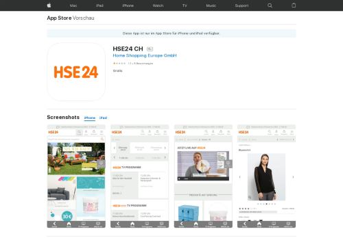 
                            12. HSE24 CH im App Store - iTunes - Apple