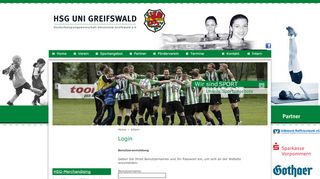 
                            5. HSG Uni Greifswald // Login