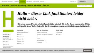 
                            2. HsH - Fakultät II - Service - Webmail - Hochschule Hannover