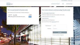 
                            5. HSLU - Careers Service - Login