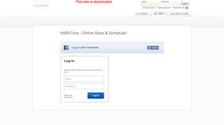 
                            12. HSM Core Online - MINDBODY: Login