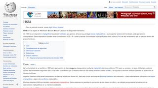 
                            2. HSM - Wikipedia, la enciclopedia libre