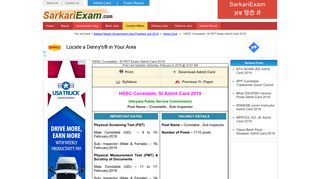 
                            6. HSSC TGT Admit Card 2019 - 2020 TGT Teacher Download Hall ...