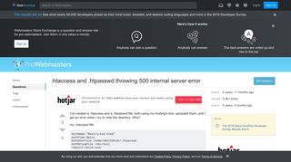 
                            4. .htaccess and .htpasswd throwing 500 internal server error ...