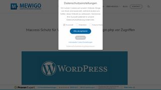 
                            13. htaccess Schutz für WordPress - Die Datei wp-login.php vor Zugriffen ...