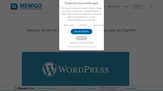 
                            6. htaccess Schutz für WordPress - Die Datei wp-login.php vor ...