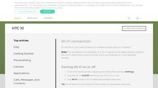 
                            3. HTC 10 - Wi‍-Fi connection - Support | HTC United States