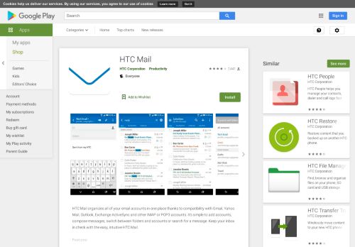 
                            2. HTC Mail - Apps on Google Play