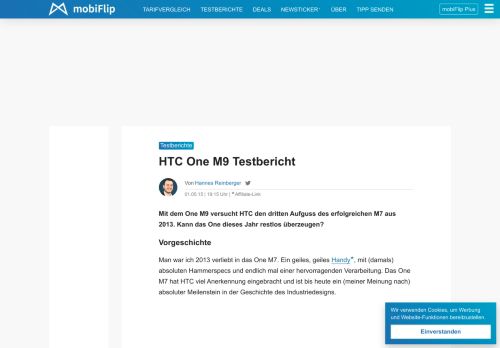 
                            10. HTC One M9 Testbericht - mobiFlip