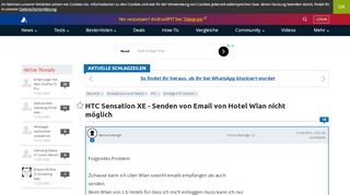 
                            12. HTC Sensation XE — Senden von Email von Hotel Wlan nicht möglich ...
