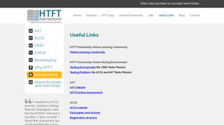 
                            3. HTFT Partnership :: Quick Links