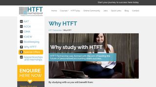 
                            5. HTFT Partnership :: Why HTFT