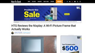 
                            12. HTG Reviews the Nixplay: A Wi-Fi Picture Frame that Actually Works