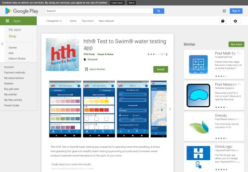 
                            2. hth® Test to Swim® water testing app - Apps on Google Play