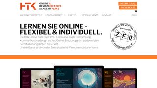 
                            8. HTK Online - Fernstudium Design - Flexibel & individuell