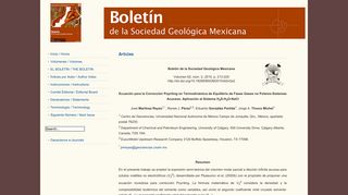 
                            10. HTML - Boletín de la Sociedad Geológica Mexicana - UNAM
