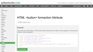 
                            8. HTML button formaction Attribute - W3Schools