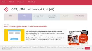 
                            6. HTML Button / Input submit | mediaevent.de
