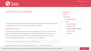 
                            4. HTML: Buttons <button> / <input> | a coding project