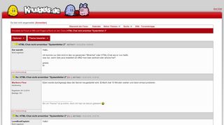 
                            5. HTML-Chat nicht erreichbar 