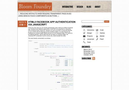 
                            7. HTML5 FACEBOOK APP AUTHENTICATION VIA JAVASCRIPT ...