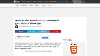 
                            11. HTML5 Video Download: So speichert ihr ganz einfach Videoclips ...