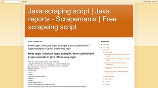
                            2. htmlunit login example | form submit html - Scrapemania