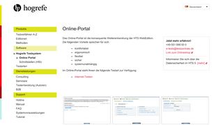 
                            5. HTS 5 | Online Portal - Hogrefe Testsystem