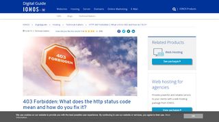 
                            10. HTTP 403 Forbidden | What is Error 403 and how do I fix it? - 1&1 IONOS