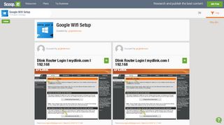 
                            8. 'http dlinkrouter local login asp' in Google Wifi Setup | Scoop.it