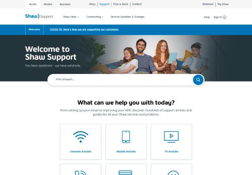 
                            8. HTTP ERROR 400 On LOGIN | Shaw Support - Shaw Communications