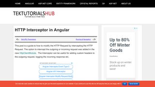 
                            7. HTTP Interceptor in Angular - TekTutorialsHub