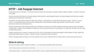 
                            4. HTTP – Jak funguje Internet - Nauč se Python