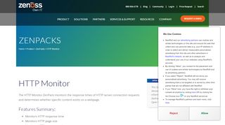 
                            13. HTTP Monitor for Status and Response Time ZenPack | Zenoss