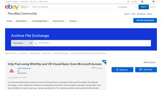 
                            11. http Post using WinHttp and VB Visual Basic from M... - The eBay ...