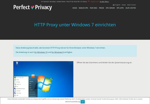 
                            3. HTTP Proxy unter Windows 7 einrichten | Perfect Privacy