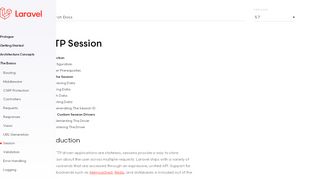 
                            3. HTTP Session - Laravel - The PHP Framework For Web Artisans
