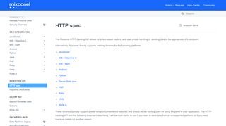 
                            3. HTTP spec - Mixpanel