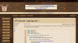 
                            4. HTTP Status 404 - /Login/login.html [Solved] (Servlets forum at ...