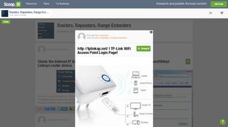 
                            6. http //tplinkap.net/ | TP-Link WiFi Access Poin... - Scoop.it