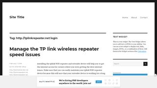 
                            13. http //tplinkrepeater.net login – Site Title