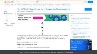 
                            1. http://127.0.0.1/home/index.php - Browser could not connect to ...