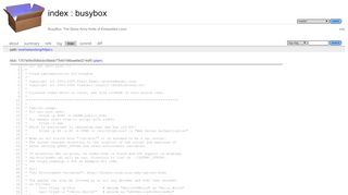 
                            1. httpd.c\networking - busybox - BusyBox: The Swiss Army Knife of ...